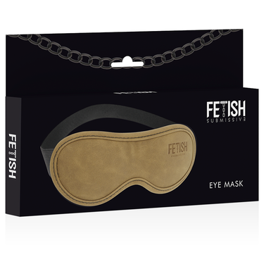 Maschera BDSM in Pelle Vegana per Giochi di Bondage e Sottomissione
